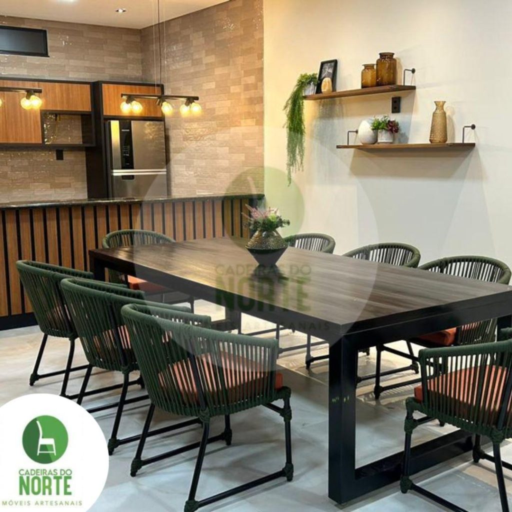 Mesa em fibra sintética com proteção UV para área externa em Manaus